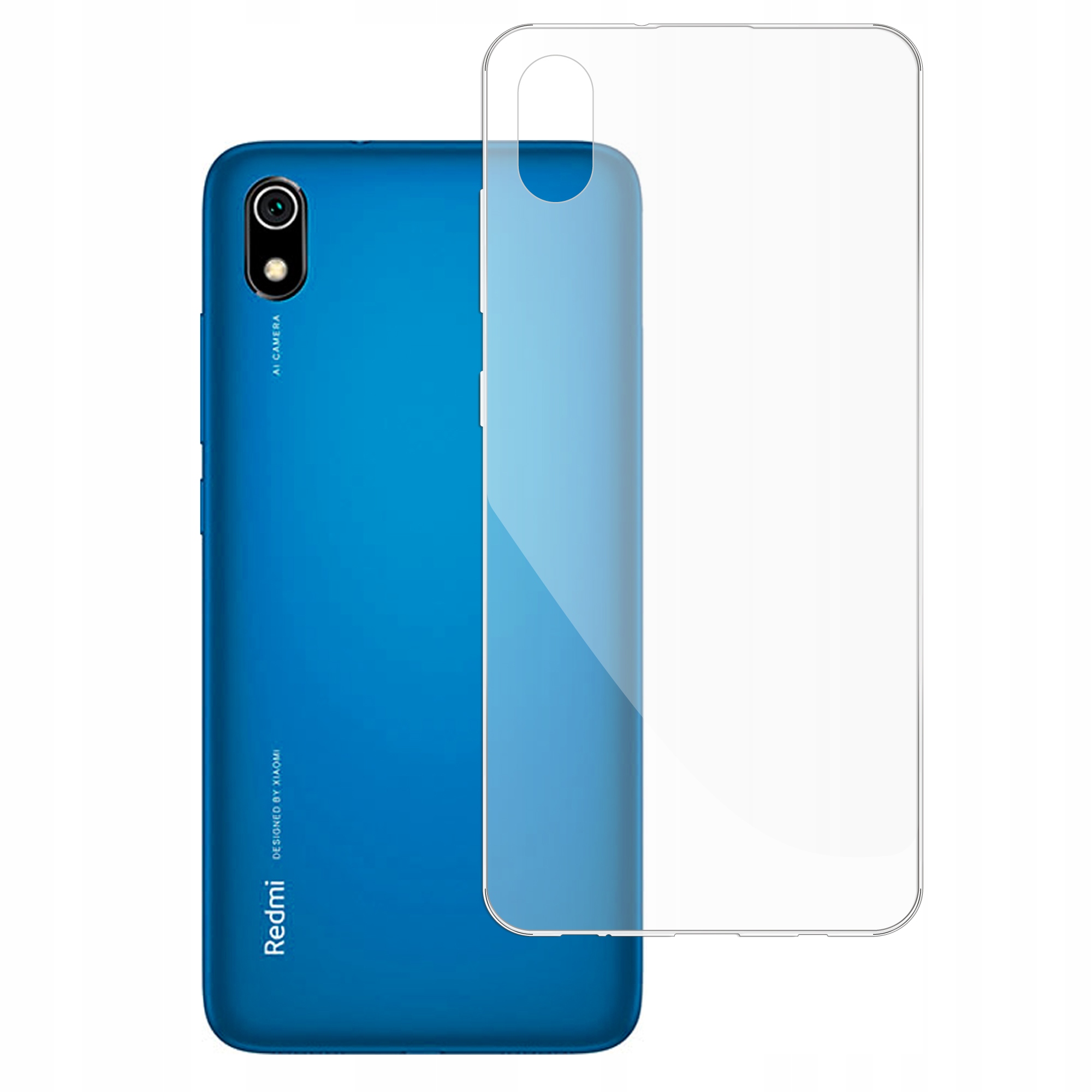 

Etui do Xiaomi Redmi 7A gumowe Slim Clear View