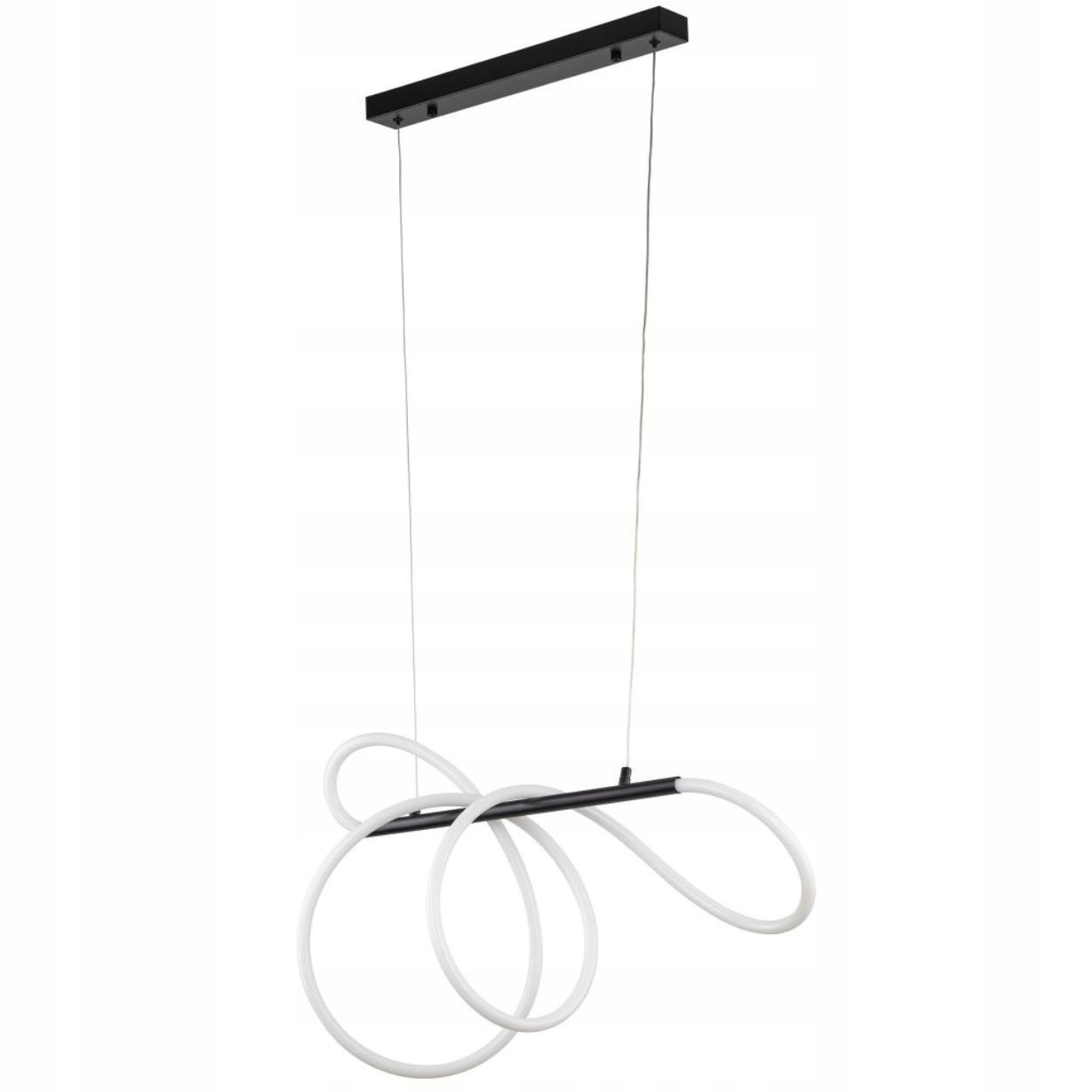 Závesná lampa Flexi čierna 1xLED 36W 4000K Futuristické Osvetlenie Obývacej Izby