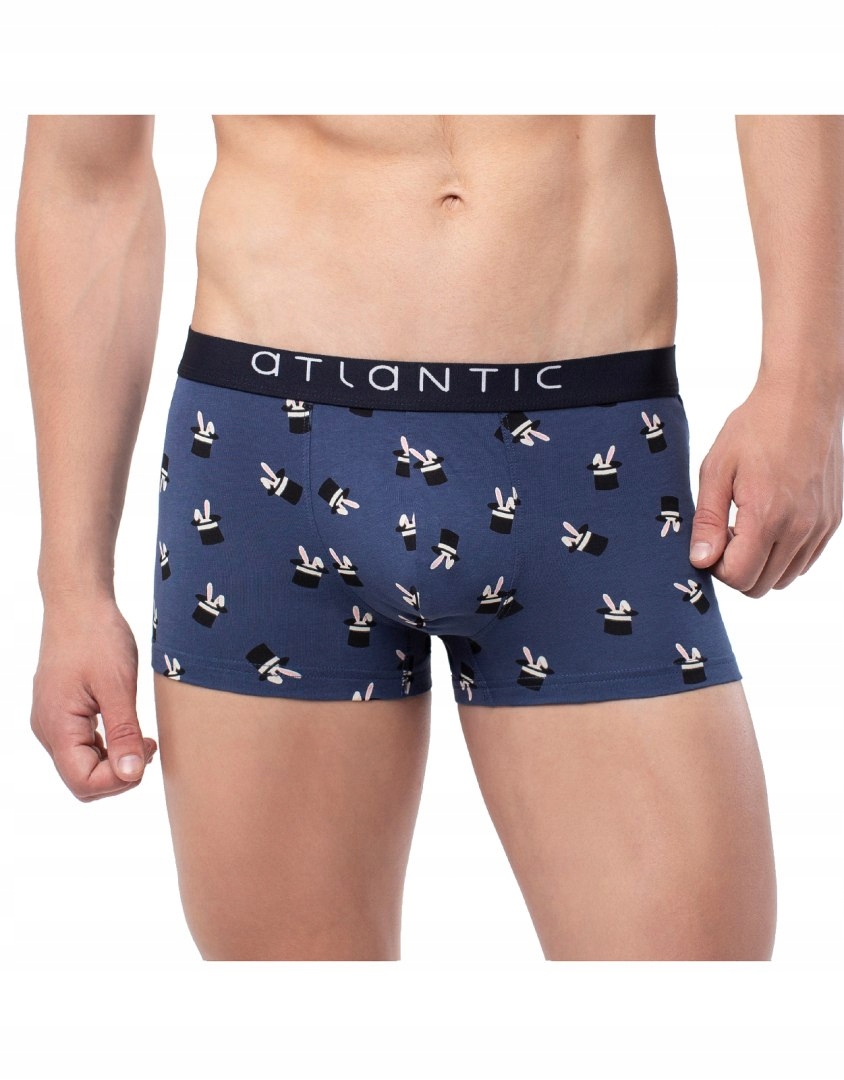 

Atlantic Szorty Męskie Na Gumie MH1101 Denim L