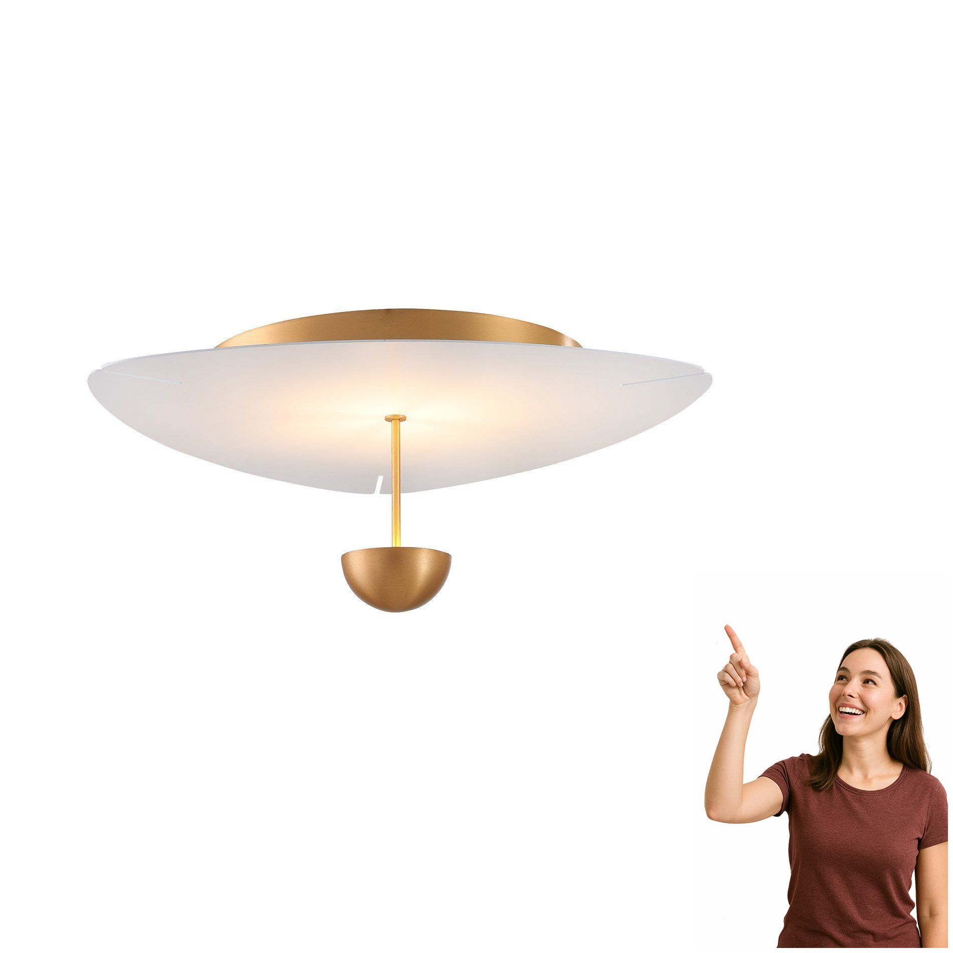 Stropná lampa Geneo PLF-2042-1W Italux