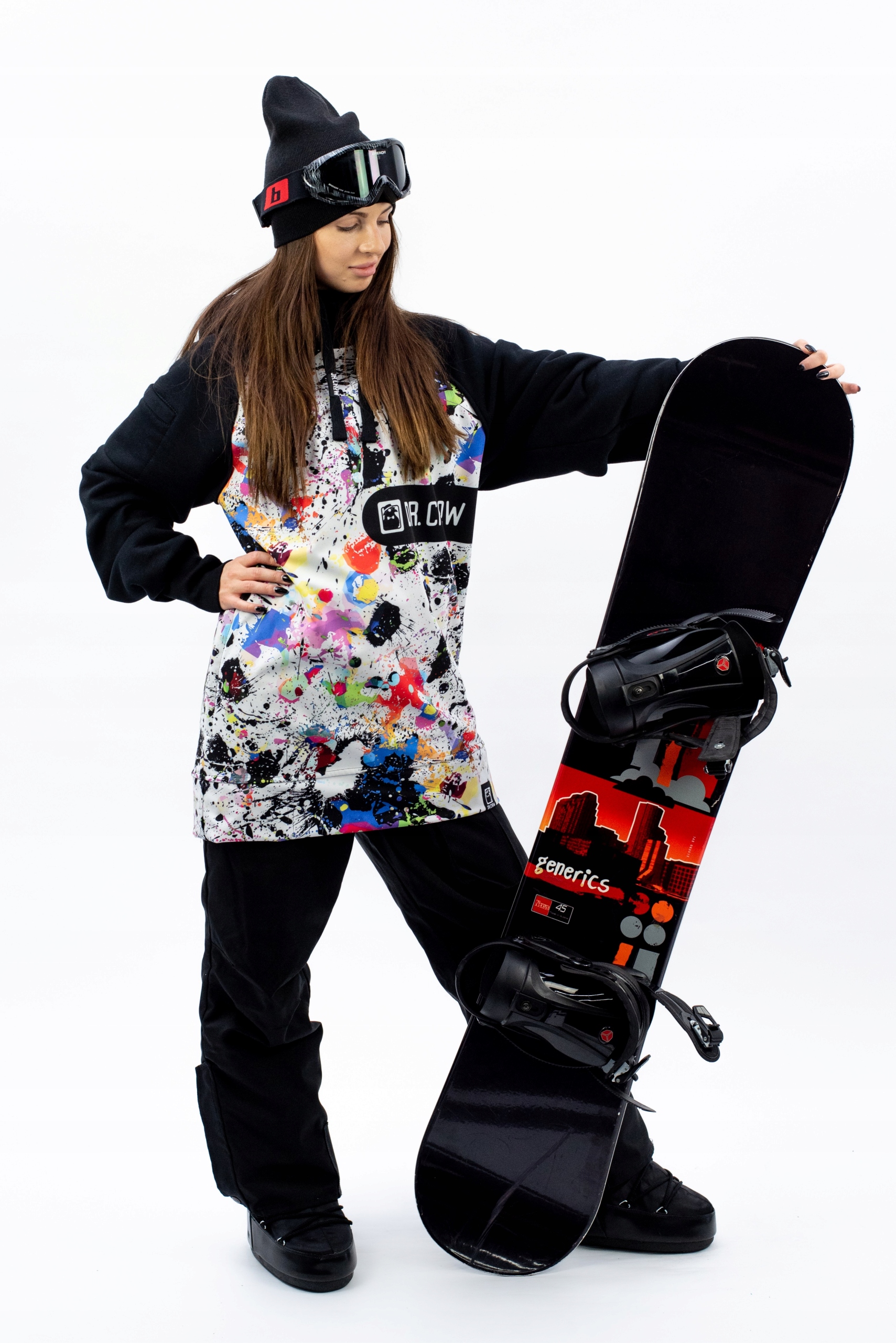 Damska Bluza Snowboardowa Splash XS Materiał dominujący inny