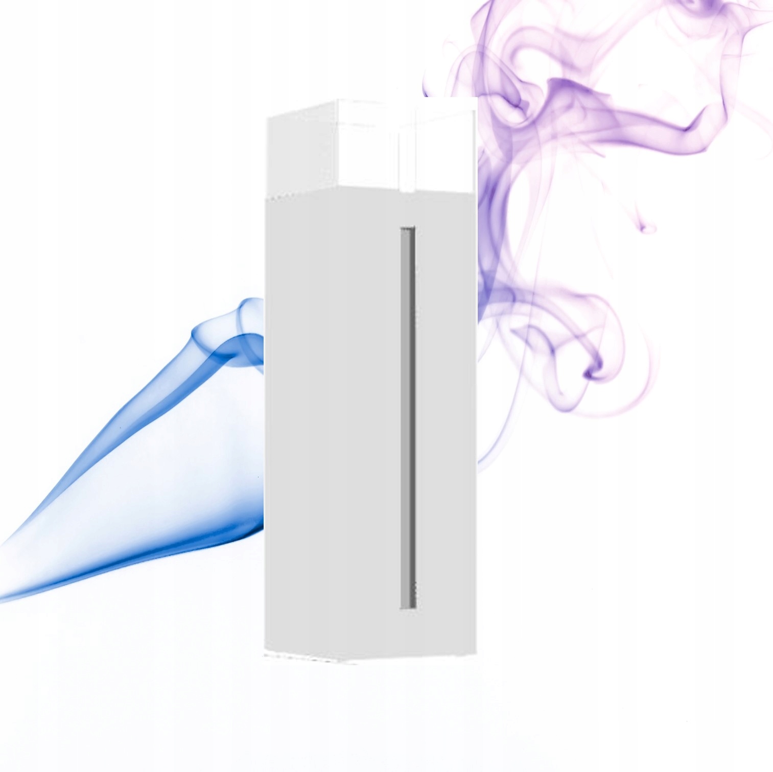 Volně stojící biokrbový ohřívač Romeo Square bílý na balkon do hospody