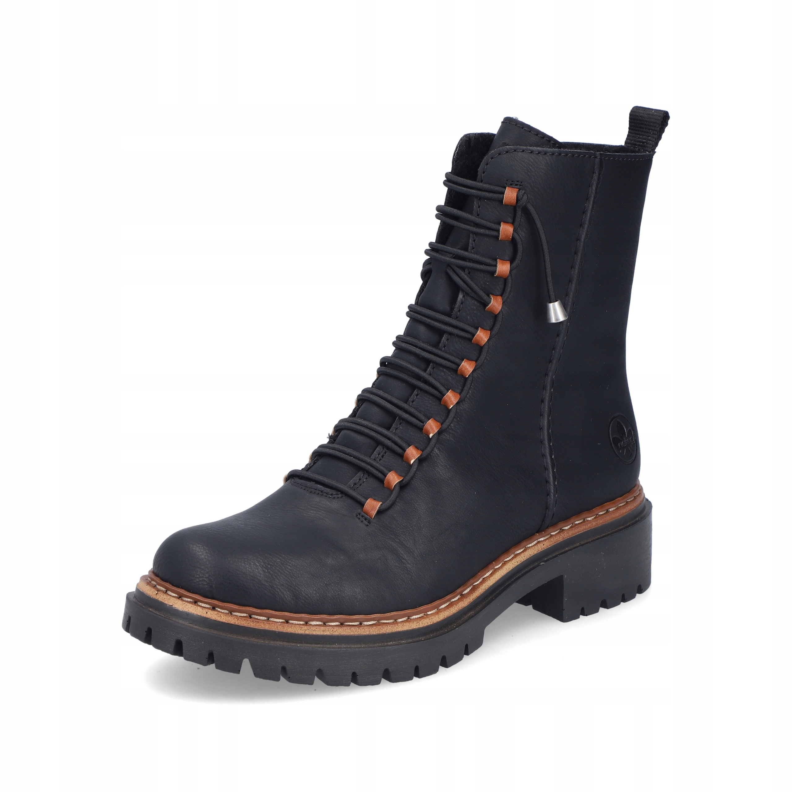 Rieker Antistress Kotníkové Boty Dámské Zateplené Kotníkové Boty Černé 72653-00 vel. 39