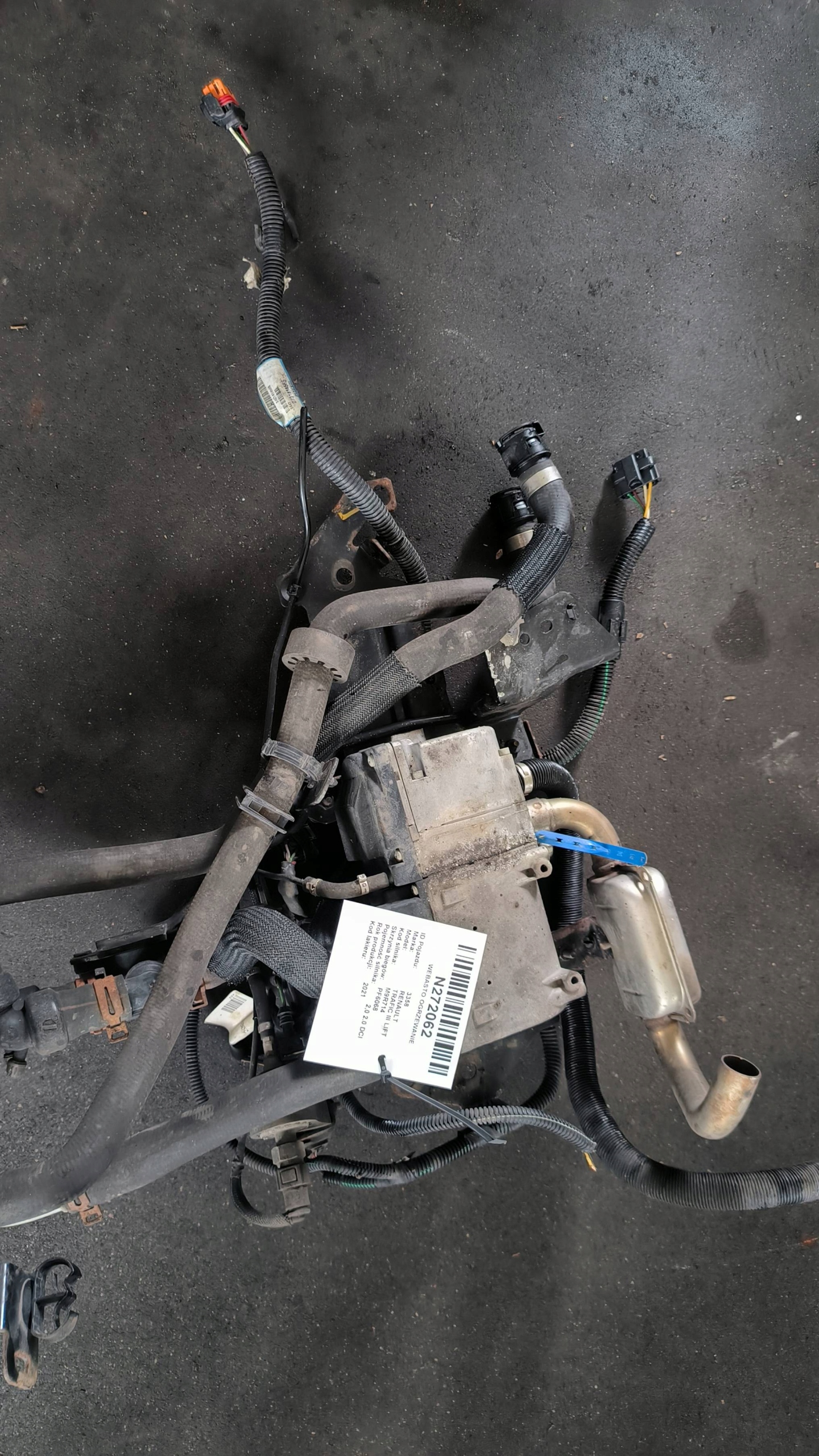 WEBASTO heating 240141456S RENAULT TRAFIC III LIFT