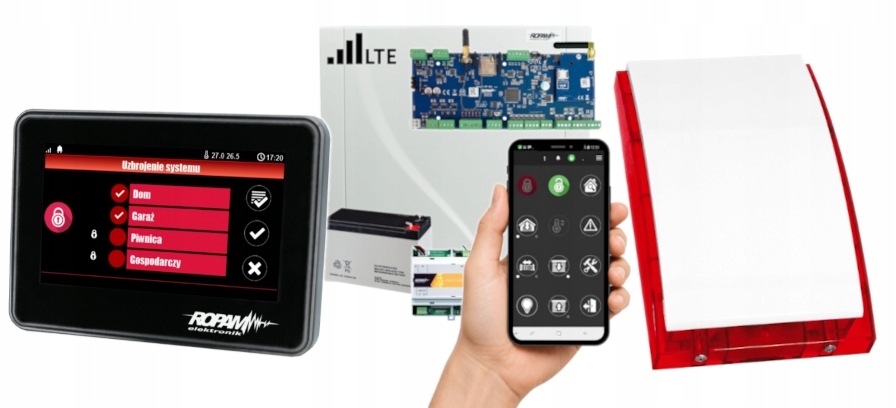 Ropam NeoLTE-IP-64 Zestaw Alarmowy Panel Wifi App