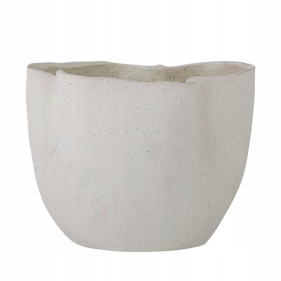 Bloomingville Sanam Obal na květináč 18 cm Bílý