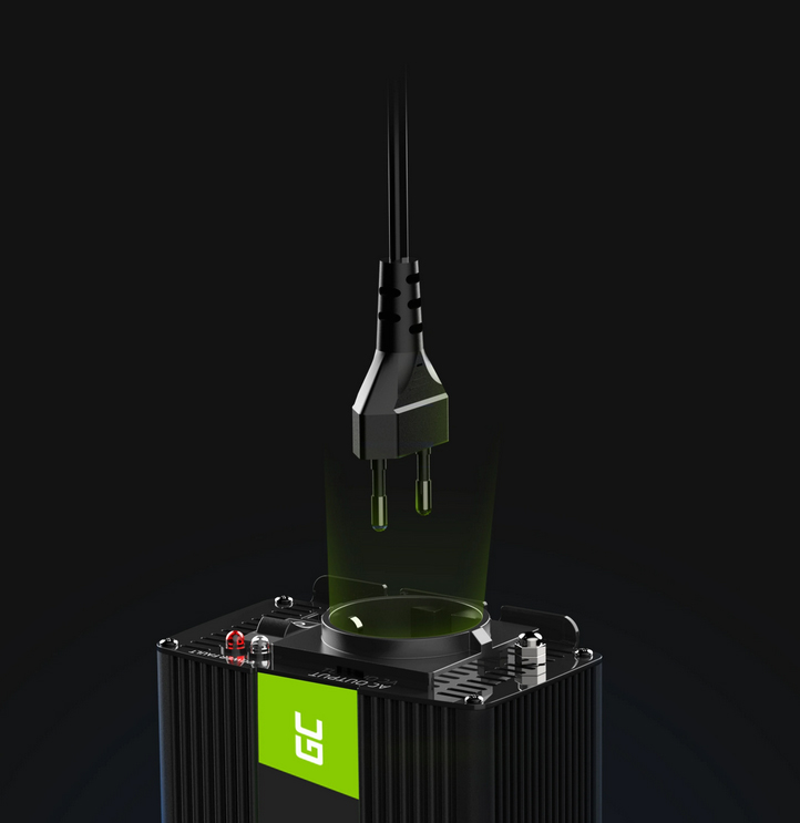 PRZETWORNICA SAMOCHODOWA USB 12V 2000W SINUS Marka Green Cell