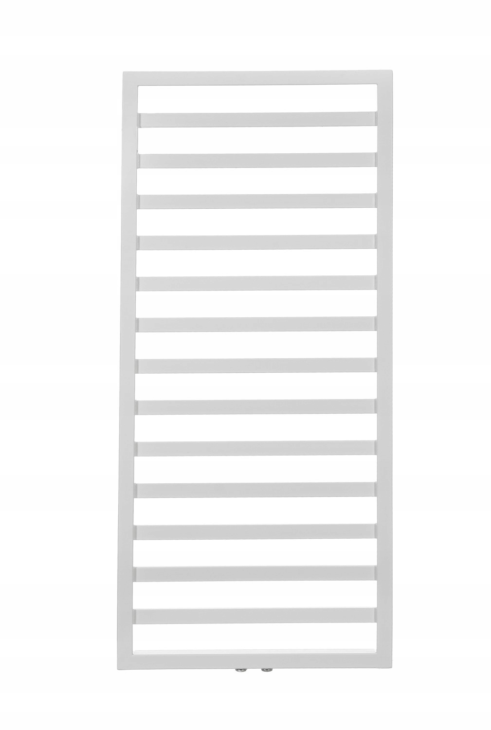 Kúpeľňový dekoratívny radiátor Frame 124x53 Biela prípojka 50 mm