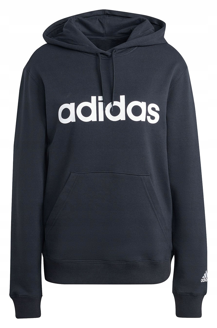 Mikina Adidas Essentials Linear černá IC4426 vel. S