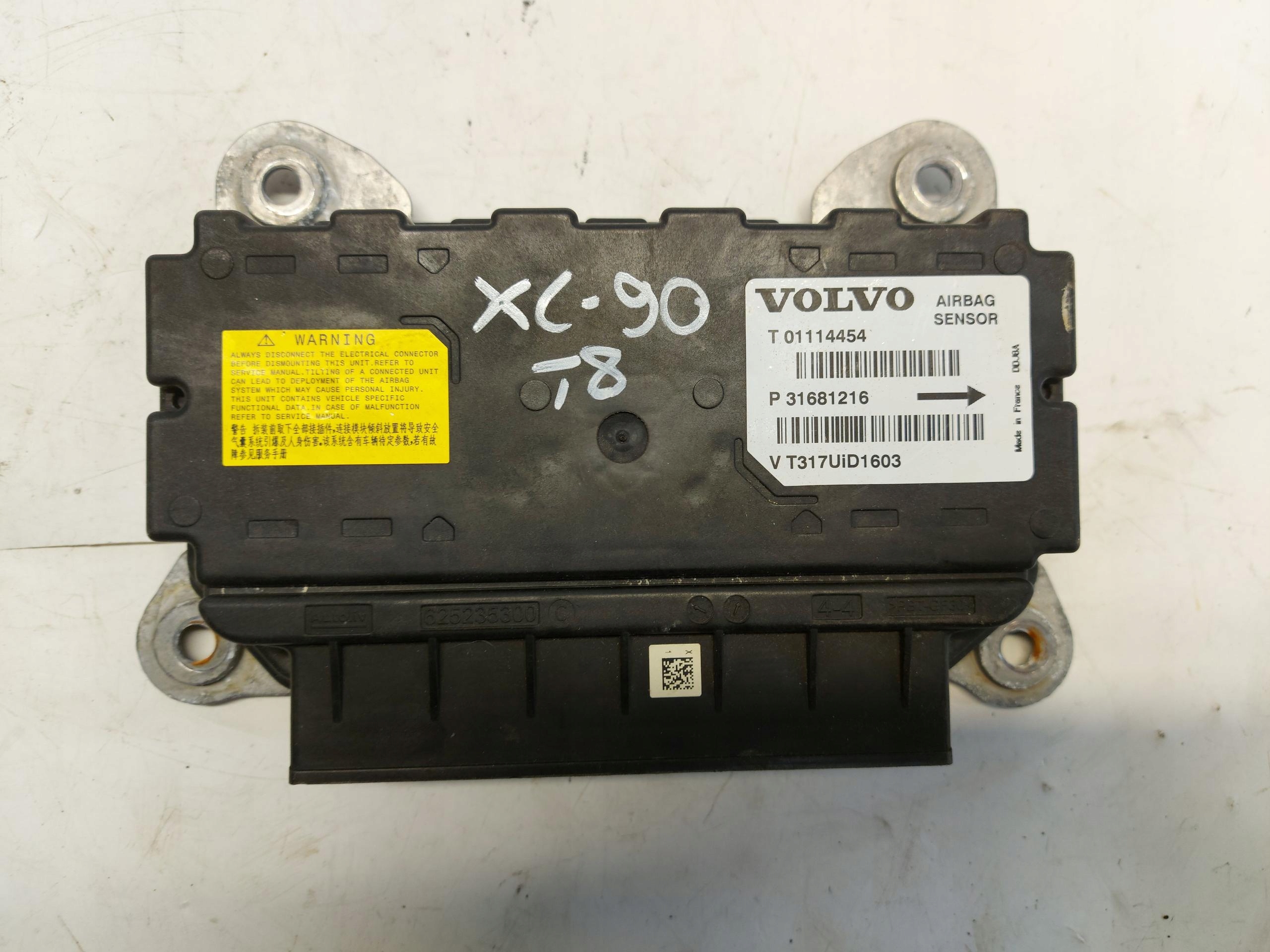 Volvo XC90 II LIFT T8 module control unit airbag sensor sprawny 31681216