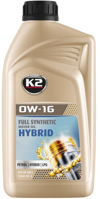 K2 OLEJ 0W16 HYBRID SP with RC GF-6 hybrydy 1L