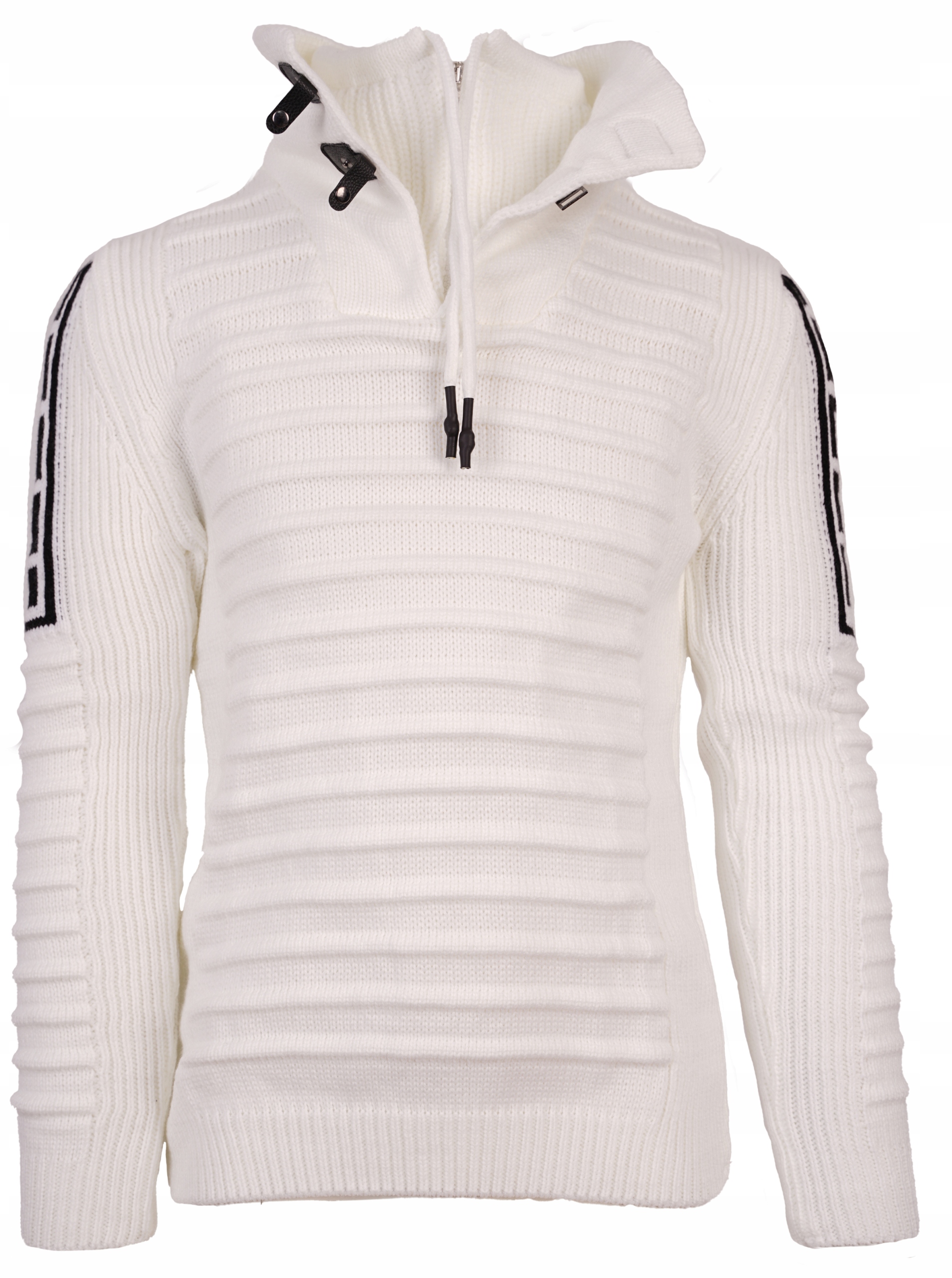 SWETER MĘSKI WEŁNIANY GRUBY CIEPŁY GOLF STÓJKA 3XL Marka inna