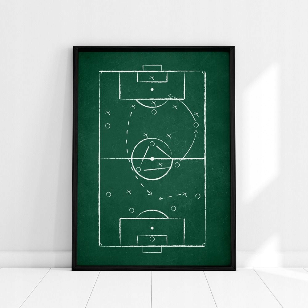 Plakat Obrazek na Ścianę Boisko A3 (29,7 x 42 cm)