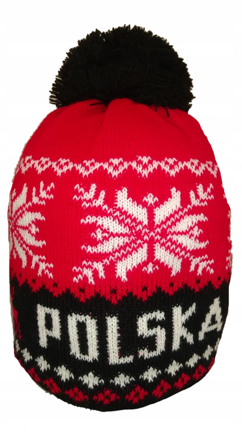 

Czapka Ciepła Akryl Zimowa Polska Patriotyczna