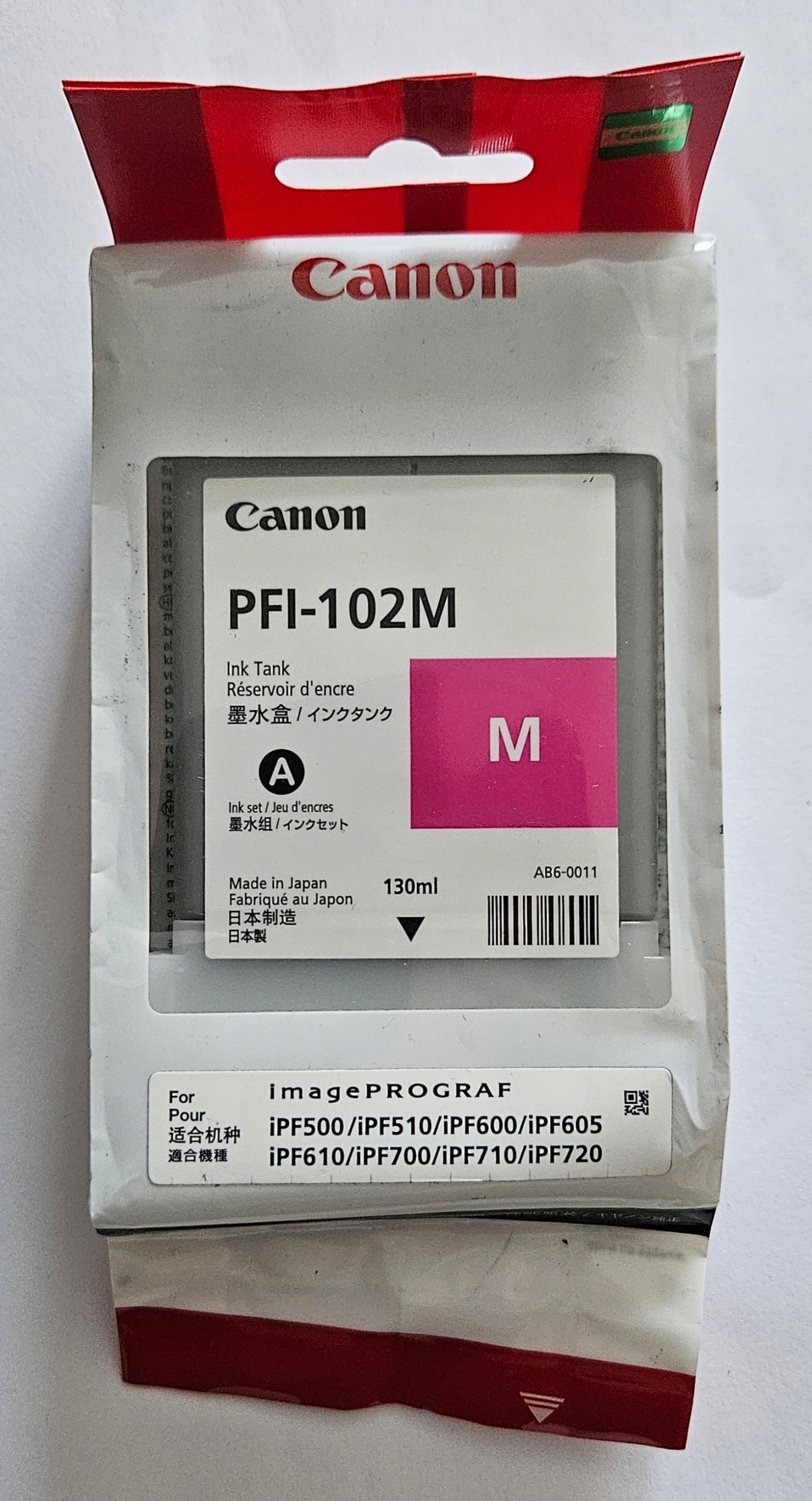 Tusz Canon Pfi-102 Mg (magenta) 130ml ImagePROGRAF