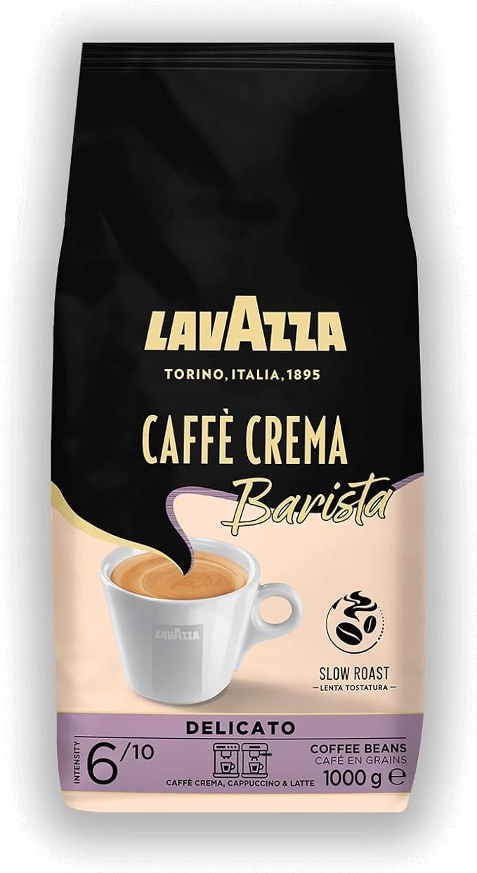 Káva zrnková Lavazza Caffe Crema Barista 6/10, 1 kg, Německo (02/2027)