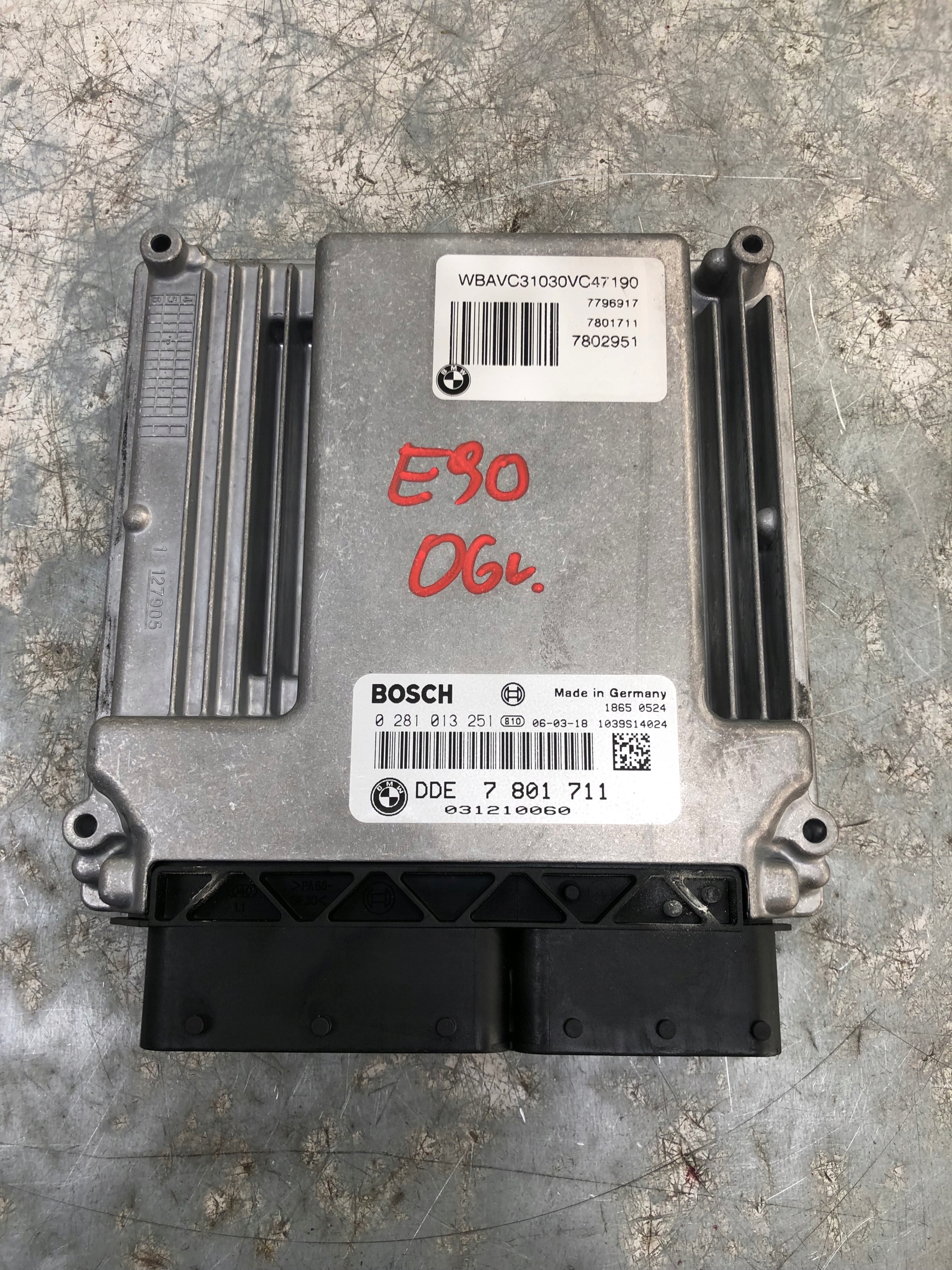 computer Motore 204D4 BMW E90 2.0D 7801711