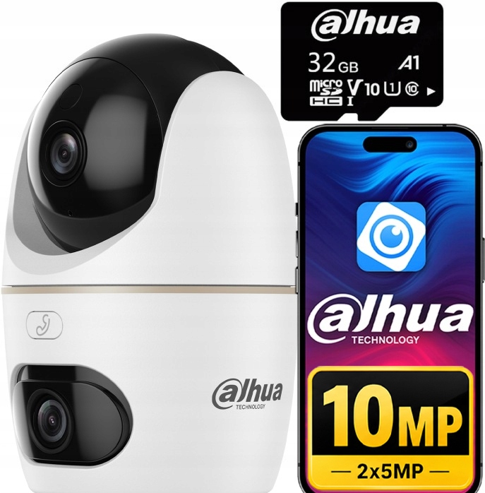 Otočná WiFi kamera Dahua H5D-5F Hero Series Dual Light 32 Gb