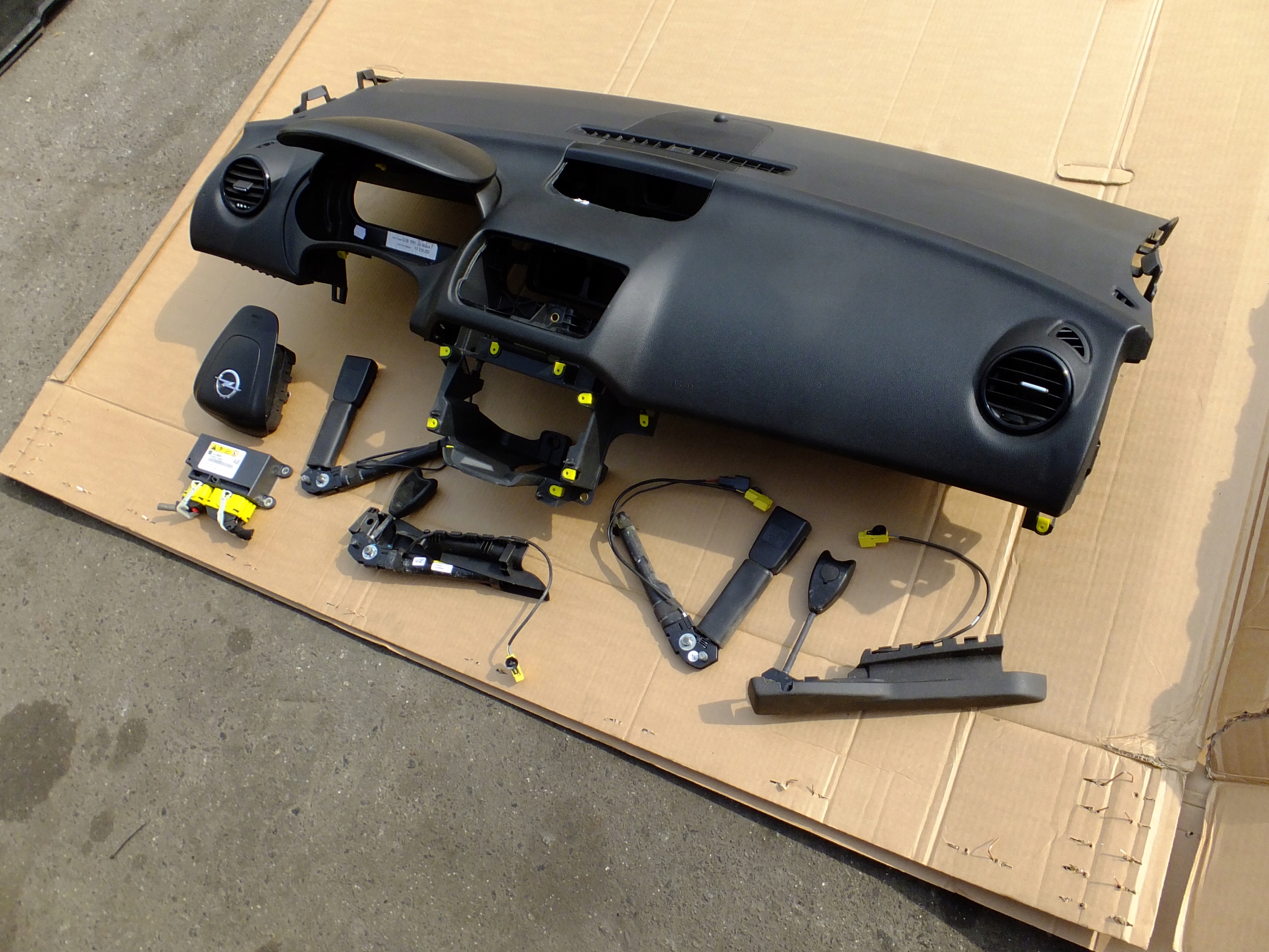 Konsole airbag Spanner komplet opel meriva B 2010r