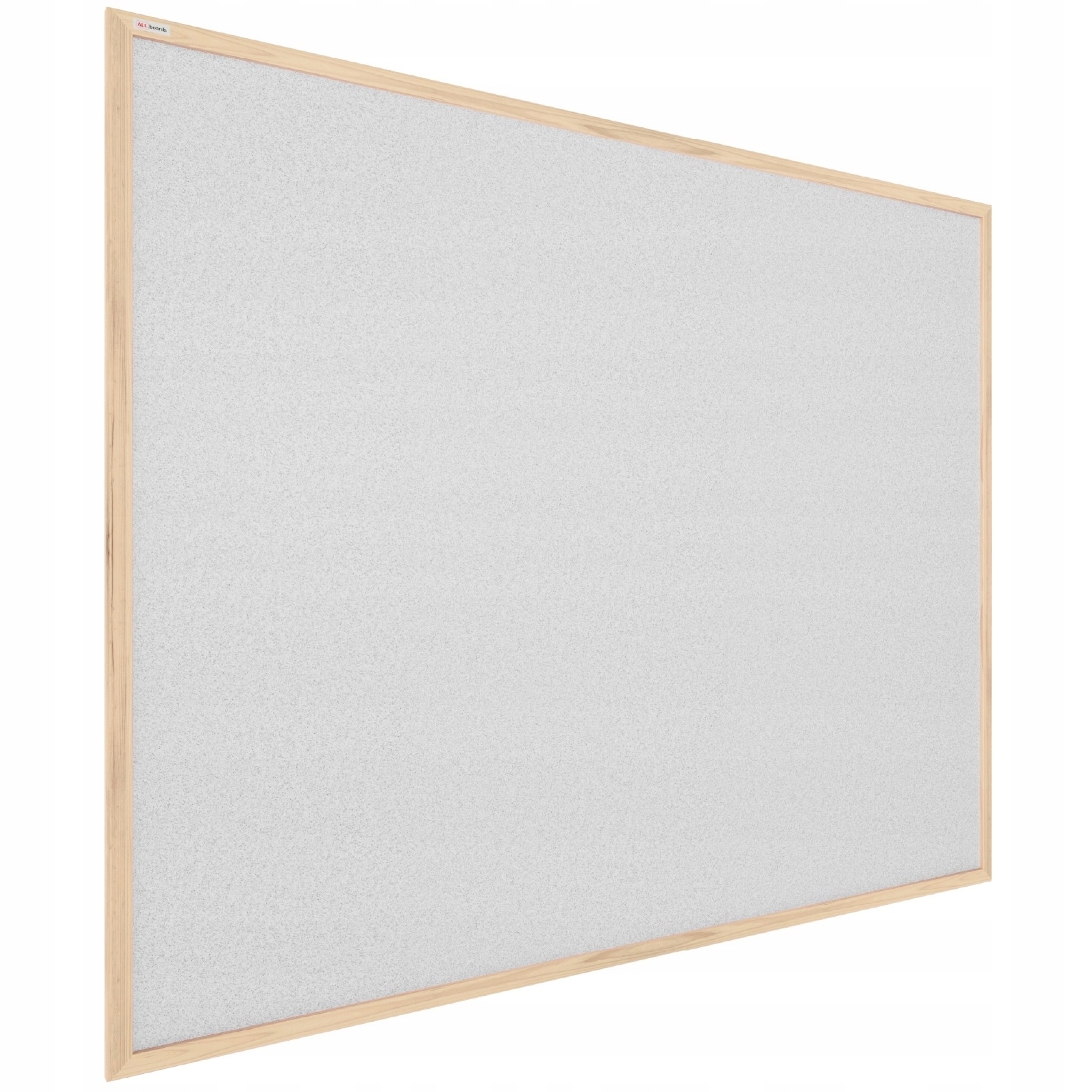 Tablica korkowa jasny szary kolor korka 60x40 cm