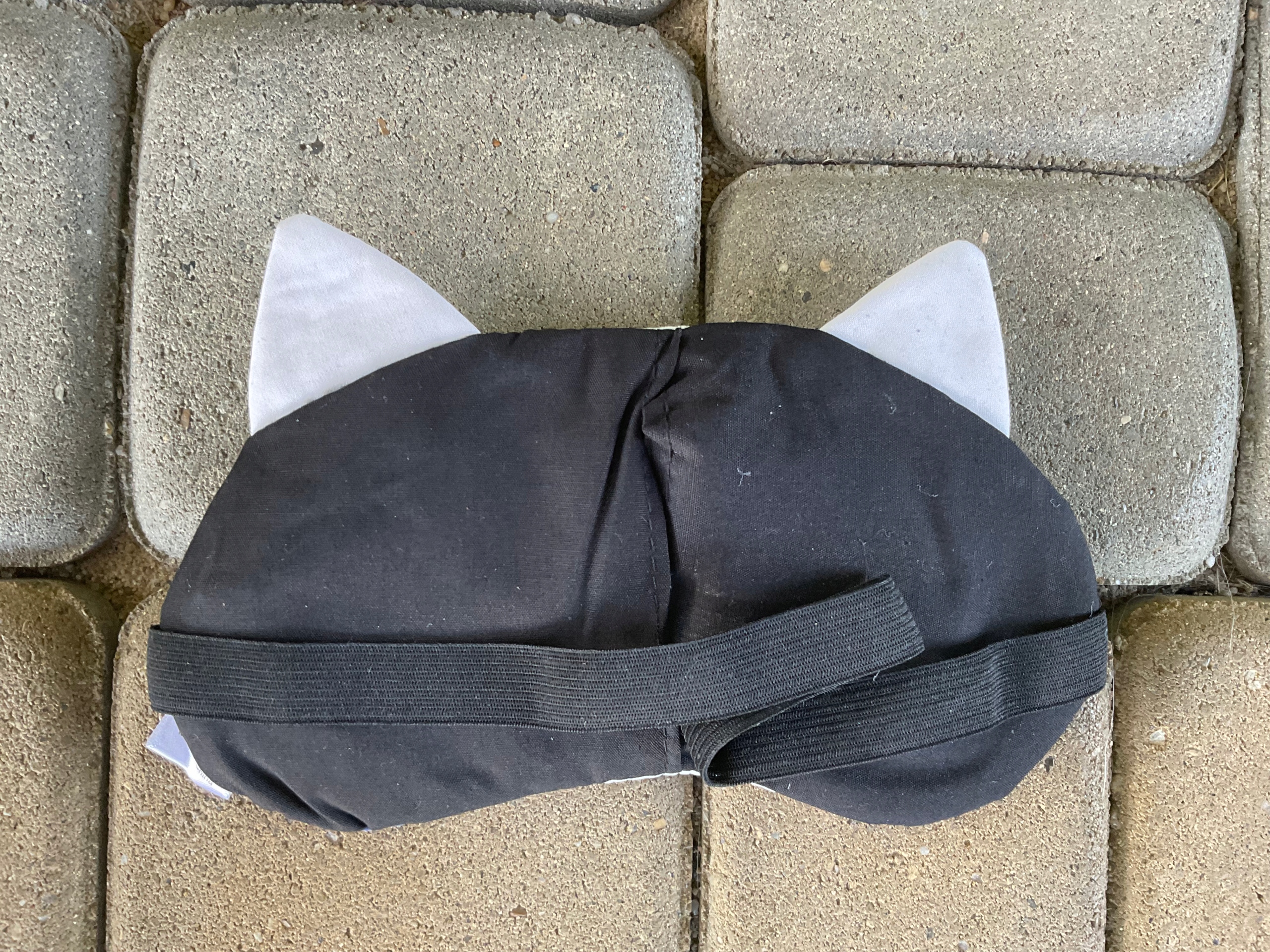 OPASKA NA OCZY MASKA DO SPANIA SNU RELAKSU kotek kot OLDMAN NA GUMCE Wzór dominujący zwierzęcy