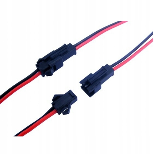 

Jst Sm złącze DC 2 pin wt gn na kablu 30cm 2szt