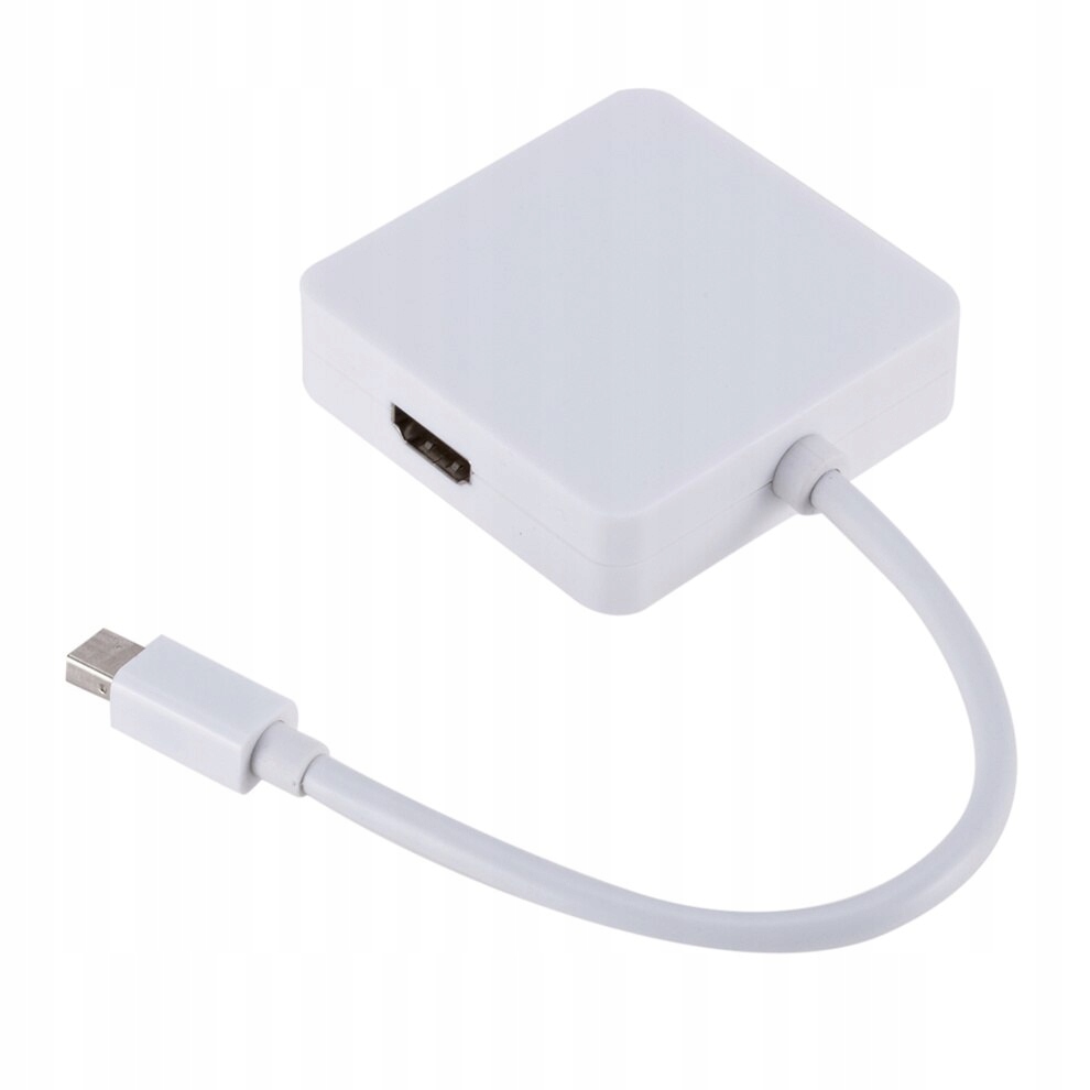 Adapter 3w1 Mini DisplayPort DP - HDMI + DVI + VGA Marka WulkanCenPL