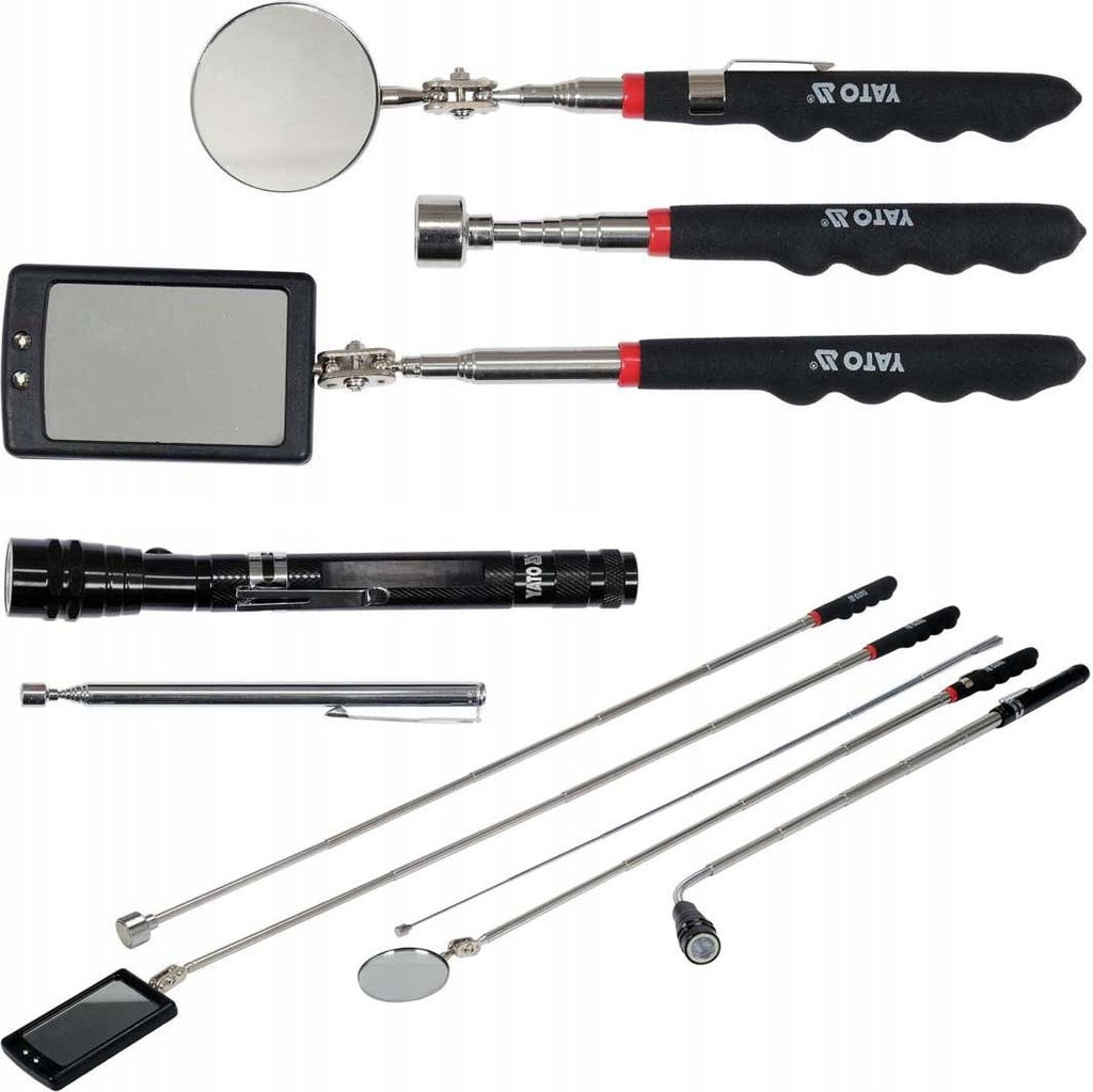 Yato Lusterka Inspekcyjne Chwytaki Magnetyczne Zestaw 5 szt.