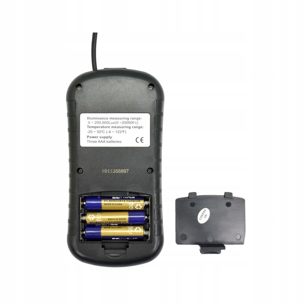 люкс метр з зондом світло метр BLUETOOTH модель 31443