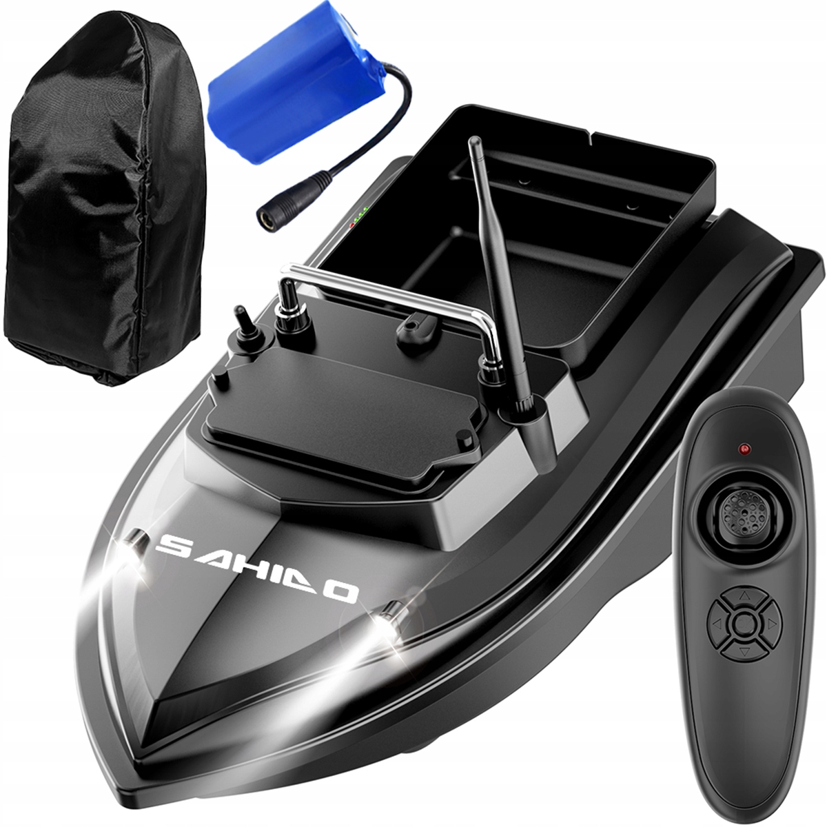 Zestaw Łódka Zanętowa Bait Runner I Pokrowiec Transportowy 12000 mAh