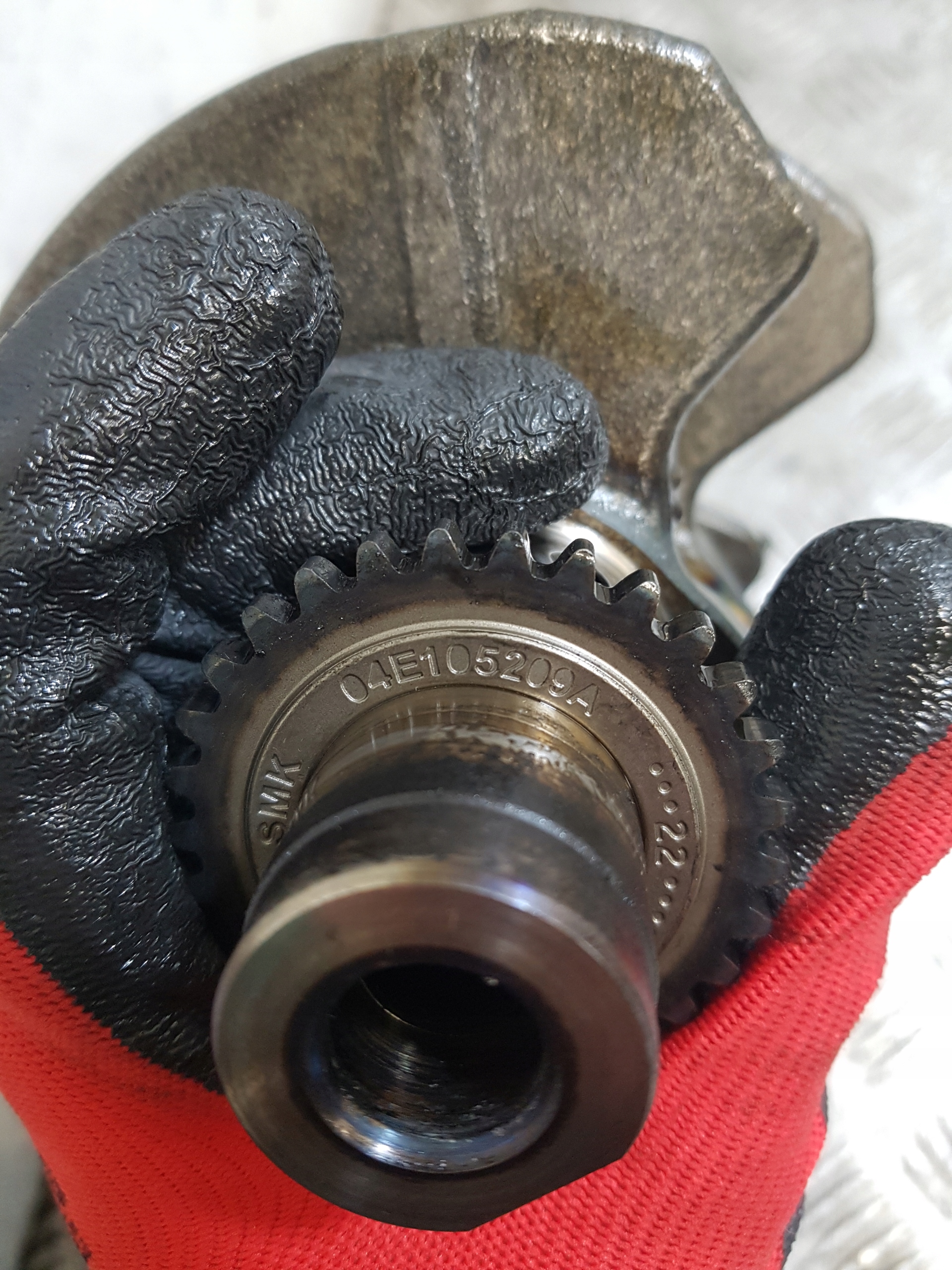 crank + pistons SKODA OCTAVIA 4 04E105209 1.0 TSI 2022
