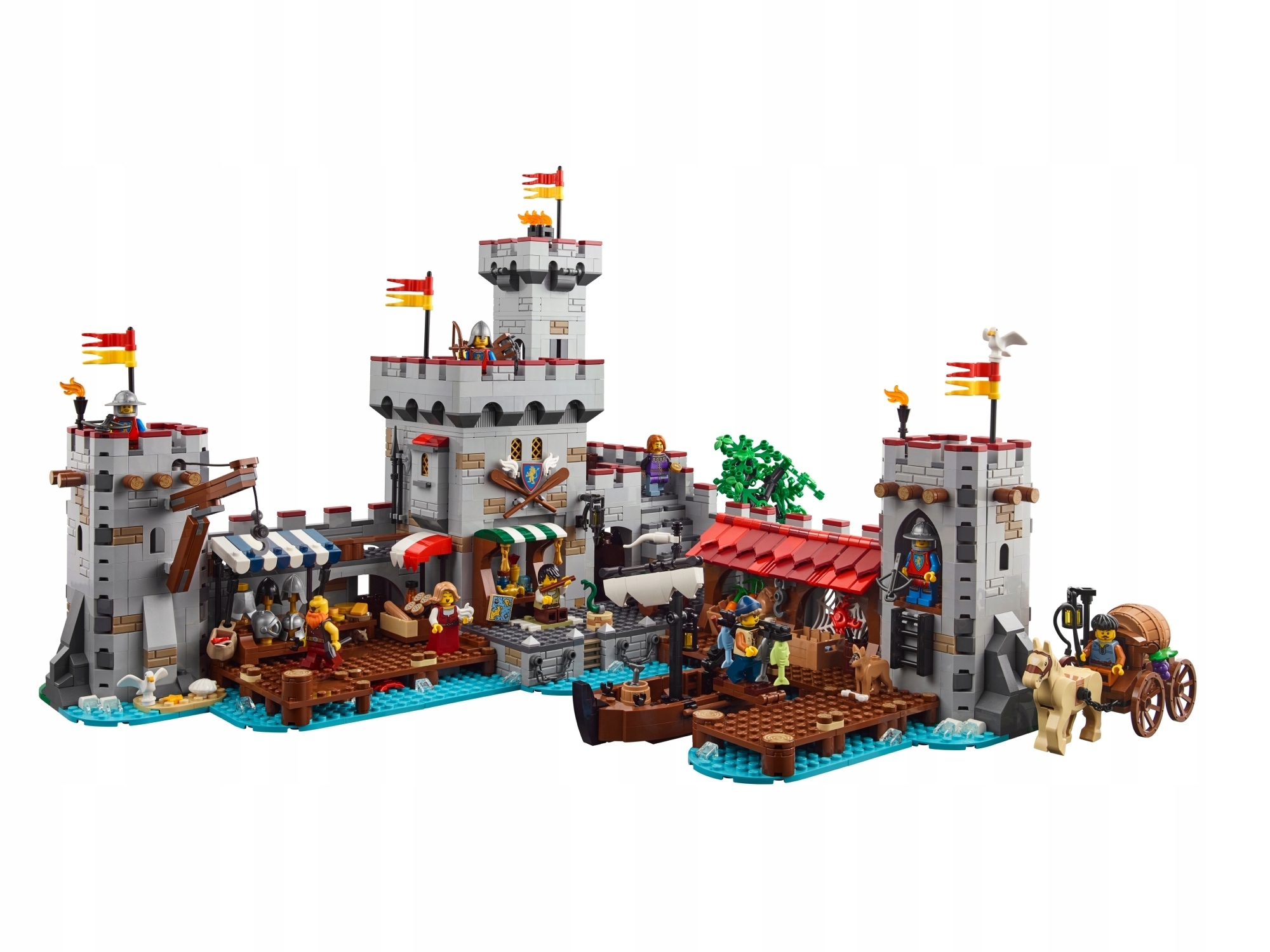 Lego Bricklink 910047 Středověký trh u pobřeží