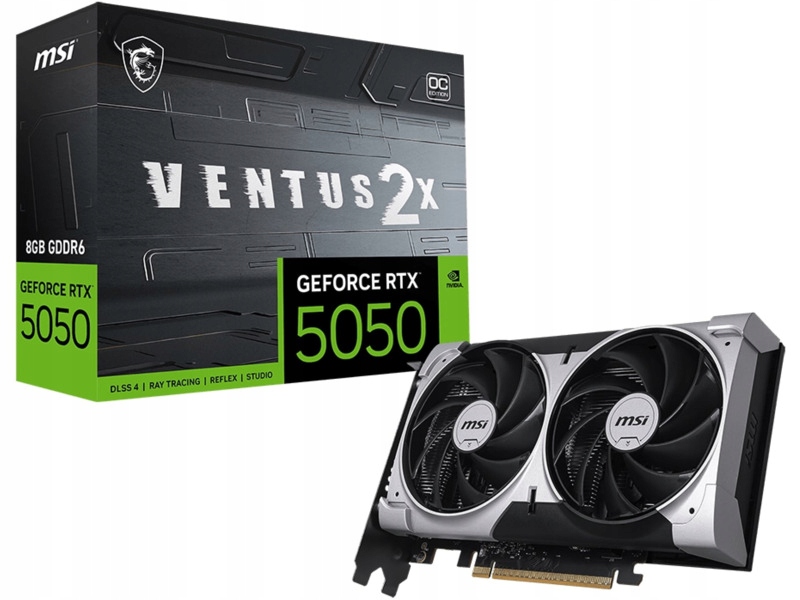 Karta graficzna Msi GeForce Rtx 5050 Ventus 2X Oc 8GB Dlss 4