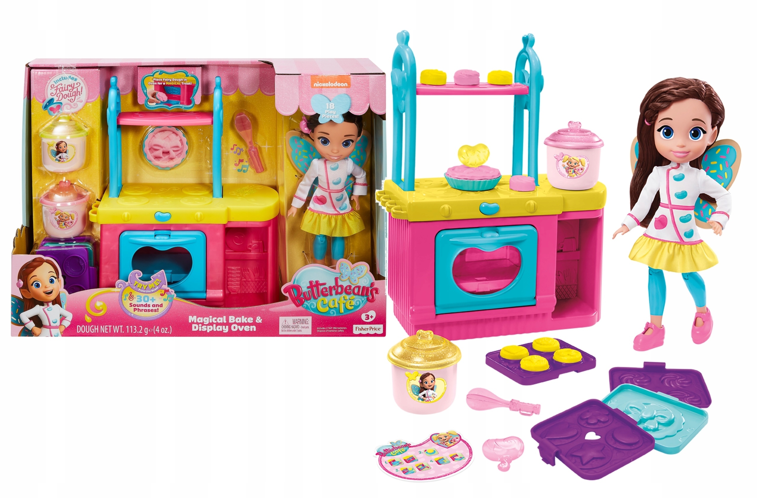 Fisher Price Kuchciwróżki Magiczne wypieki dla dzieci dziewczynki lalka
