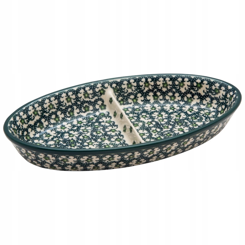 

Półmisek dzielony dwuczęściowy 22.5 cm Bolesławiec