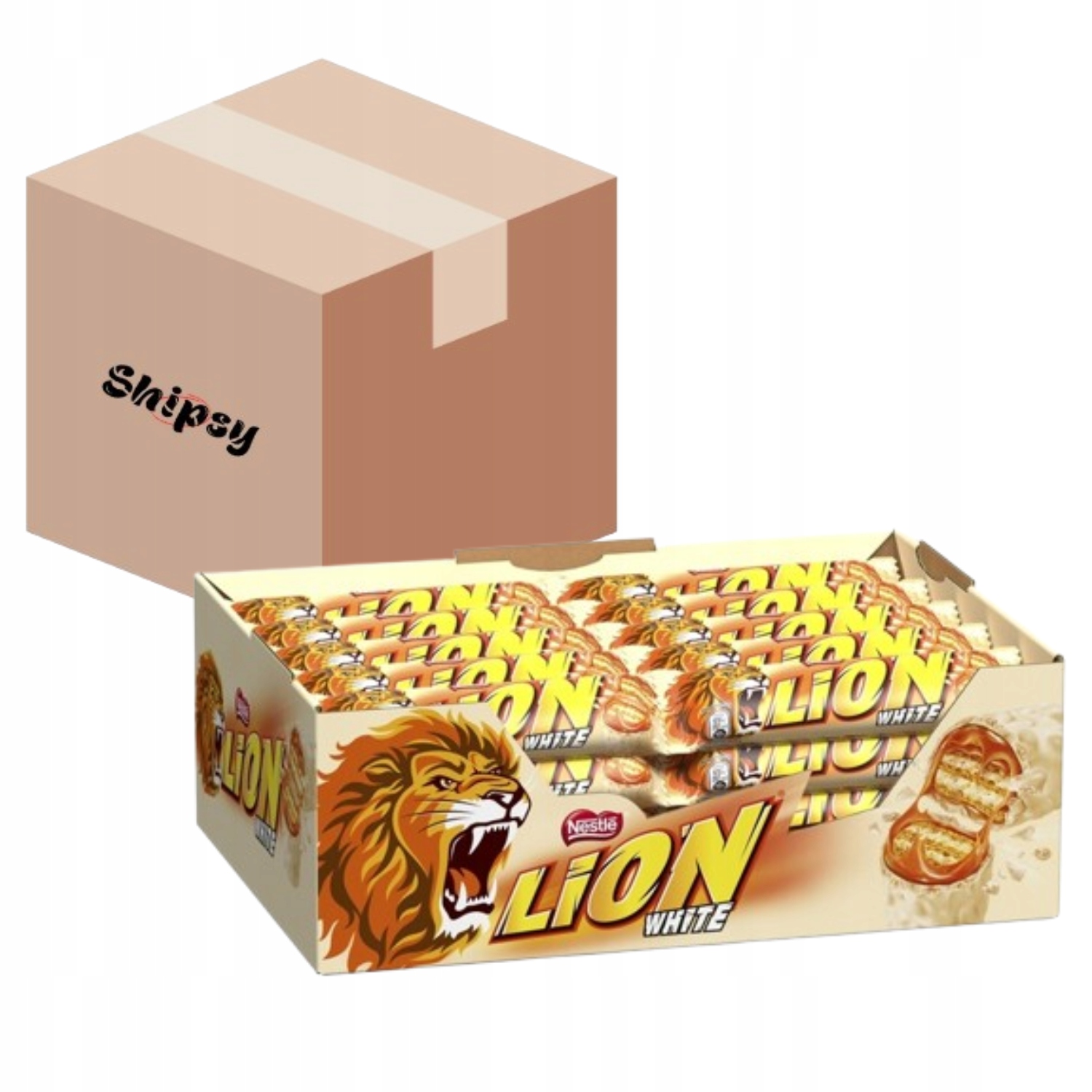 Levně Tyčinka Lion White 42g/40 Shipsy Box
