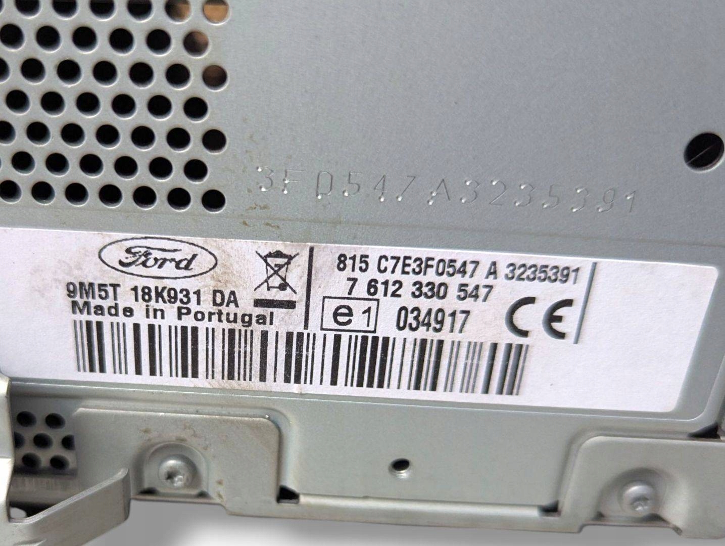 Radio samochodowe Ford Focus 2 facelift 2010 9M5T-18K931-DA