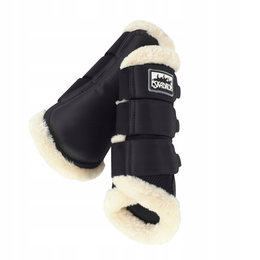 Eskadron, Ochraniacze Mesh Faux Fur, Black S