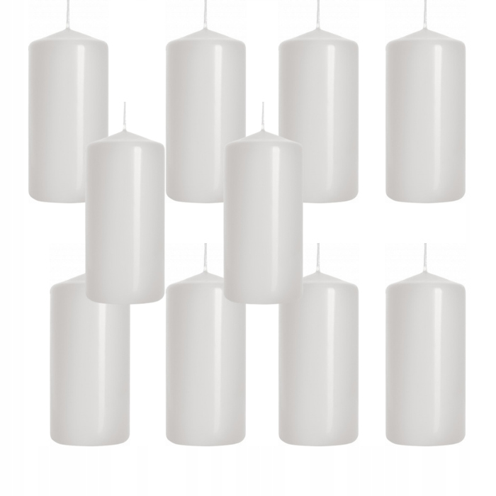 

Świeca Typu Walec Biała 60/150 Zestaw 10szt Bispol