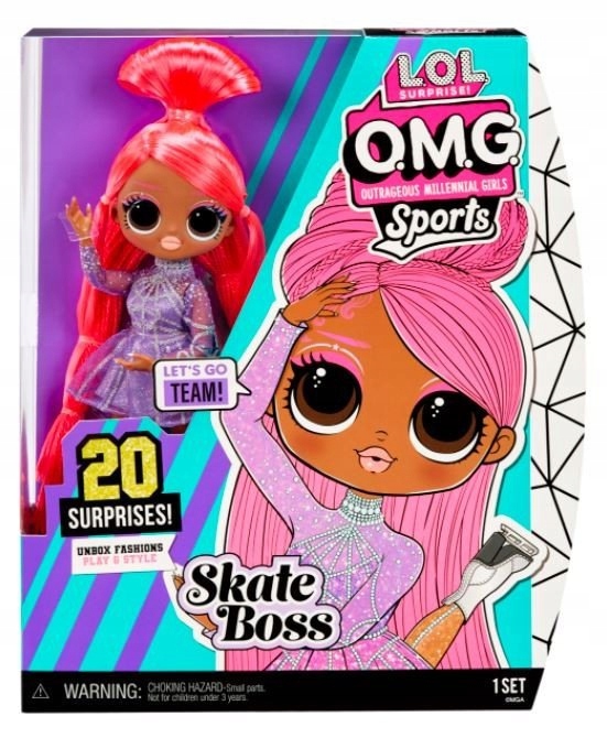 Lalka L.o.l. Surprise O.m.g. Sports, Skate Boss O.m.g. 579809