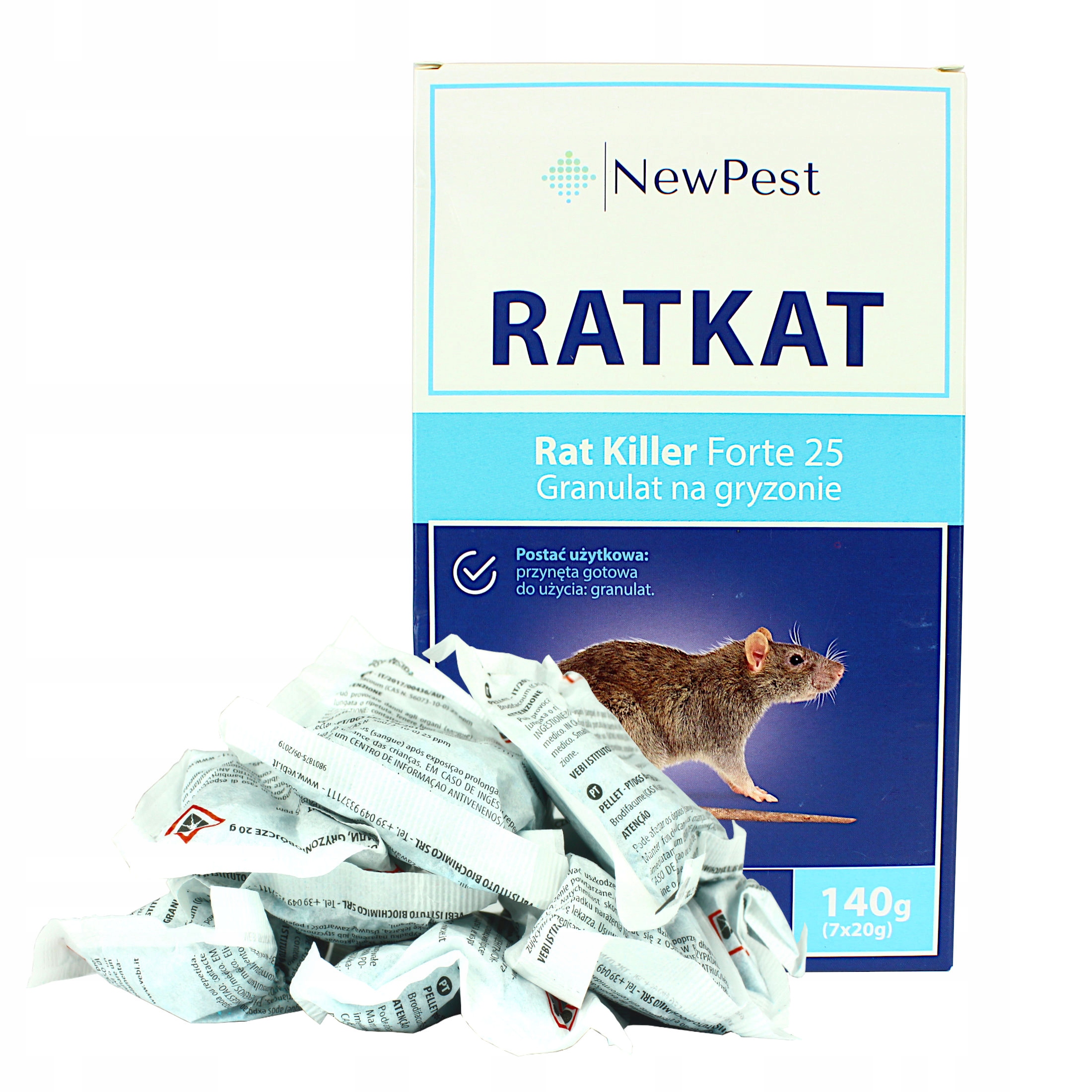 

Granulat Na Myszy I Szczury Rat Killer Forte 140 G
