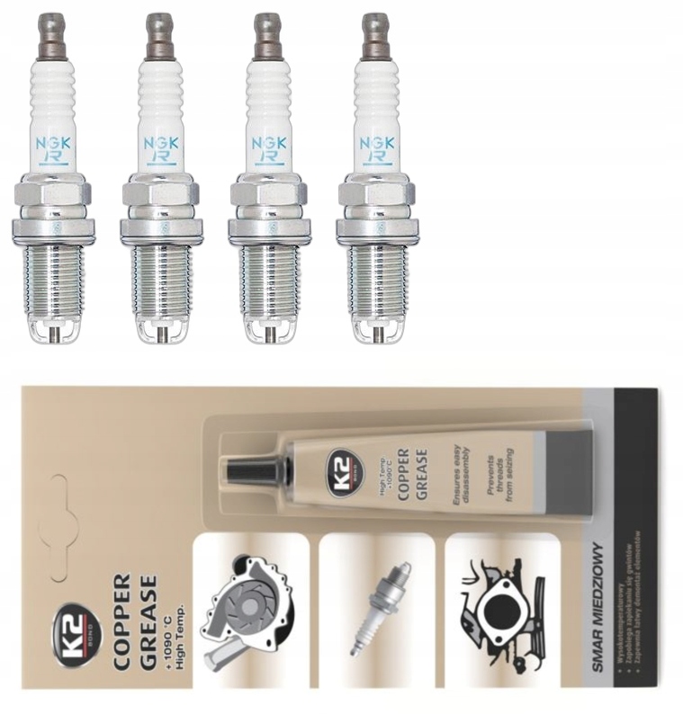 NGK ŚWIECA ZAPŁONOWA PLATYNOWA BKR6EKPA 2513 + SMAR