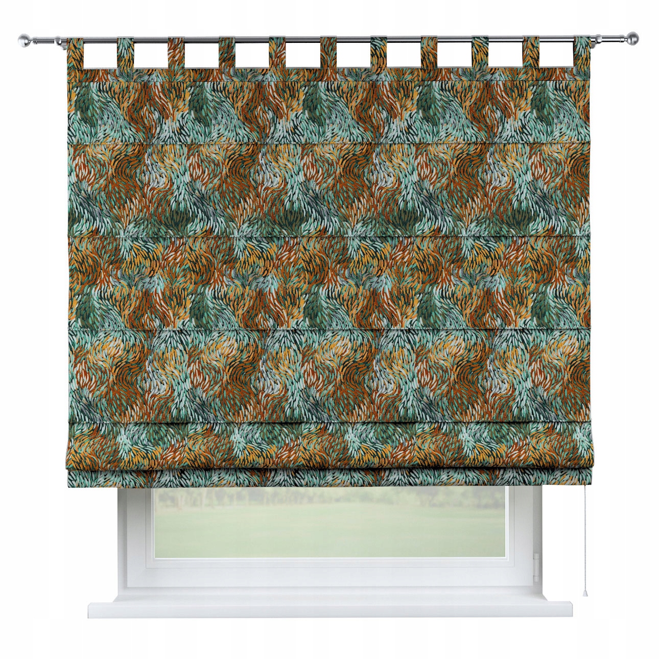 Hotová římská roleta Verona 80x170 cm oranžová