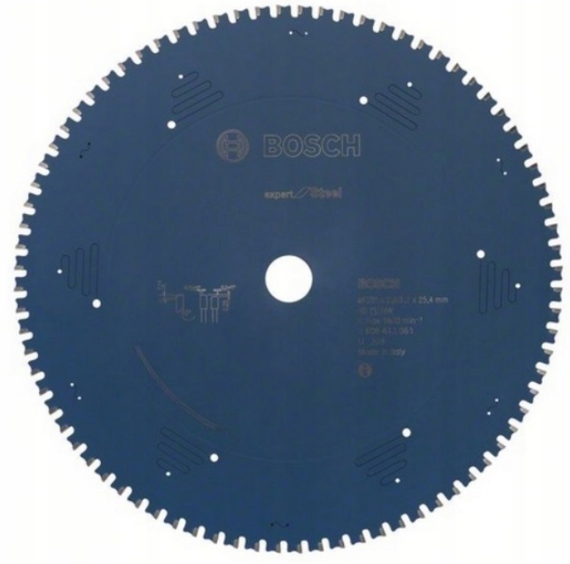 

Tarcza pilarska Bosch 305 x 25,4 x 2,6 mm, 80 stal