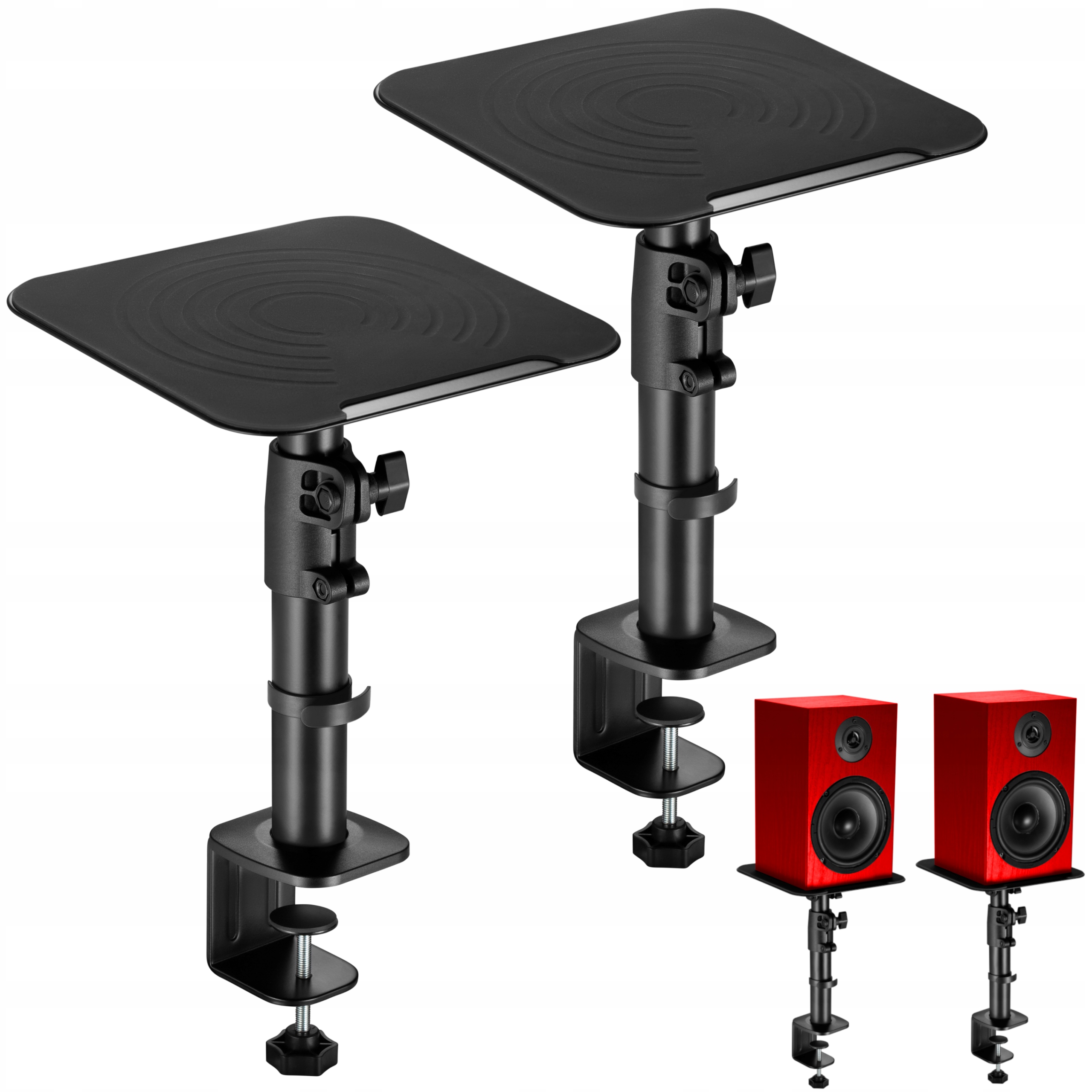 Statywy Biurkowe Podstawki Pod Kolumny Monitory Głośniki Para Do 15 Kg