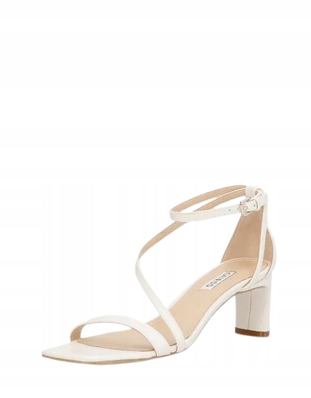 Guess Klasické Sandály Na Plochém Podpatku S Překládanými Pásky 39 Gpa