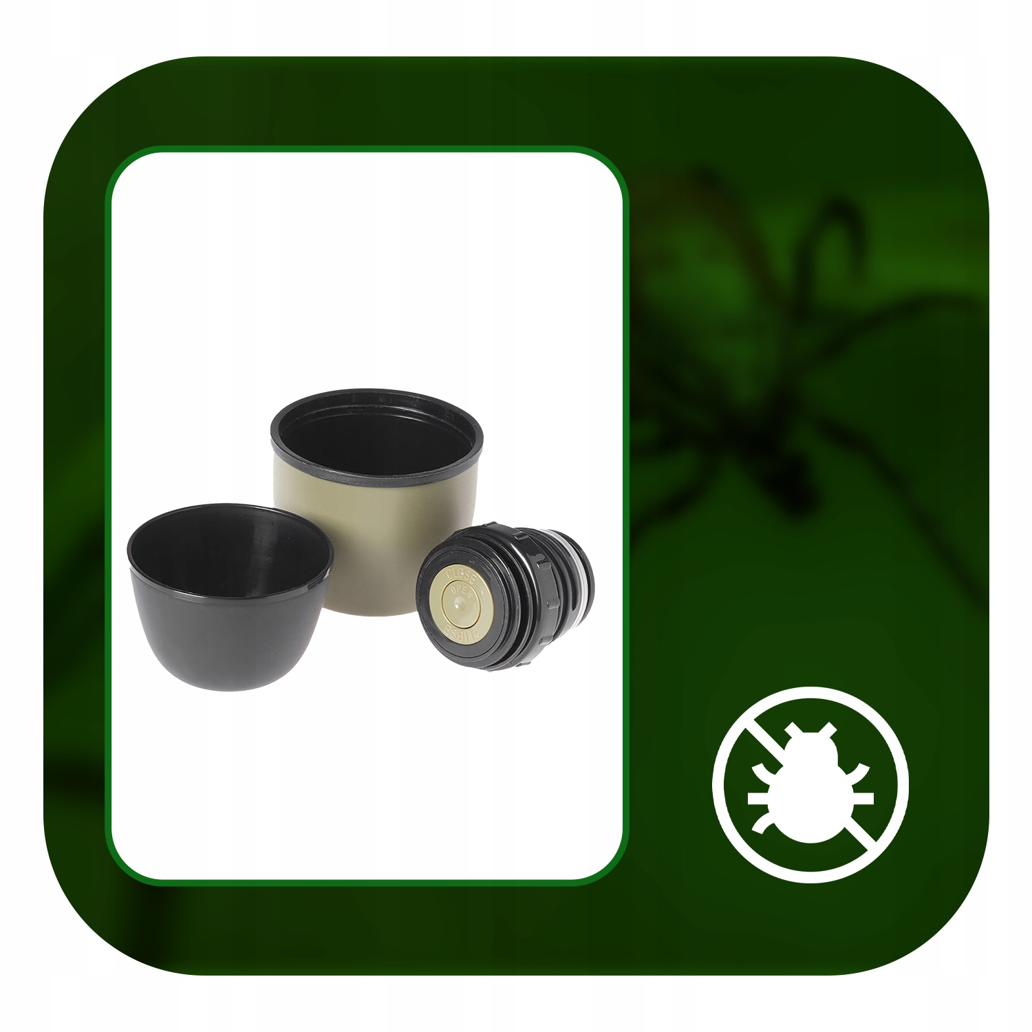 TERMOS ESBIT PRÓŻNIOWY STALOWY NA KAWĘ HERBATĘ VACUUM 1L OLIWKOWY Waga 0.54 kg