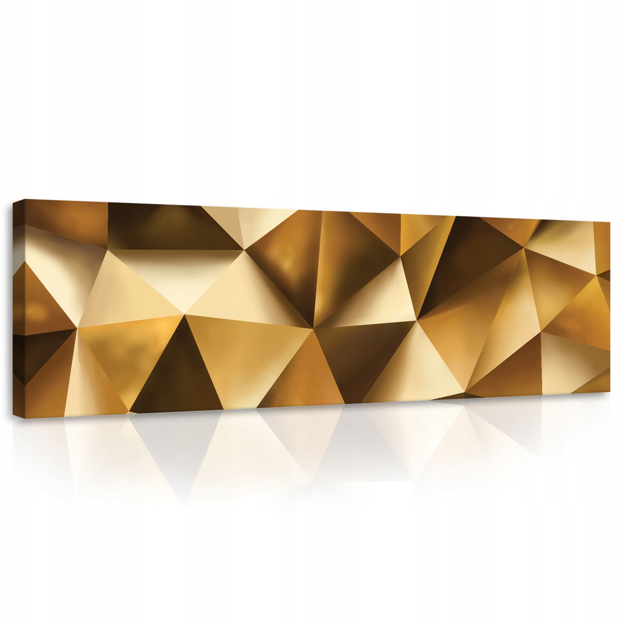 Obraz 3D Abstrakce Glamour Moderní Zlato Na Stěnu Plátno Obývací Pokoj 145x45