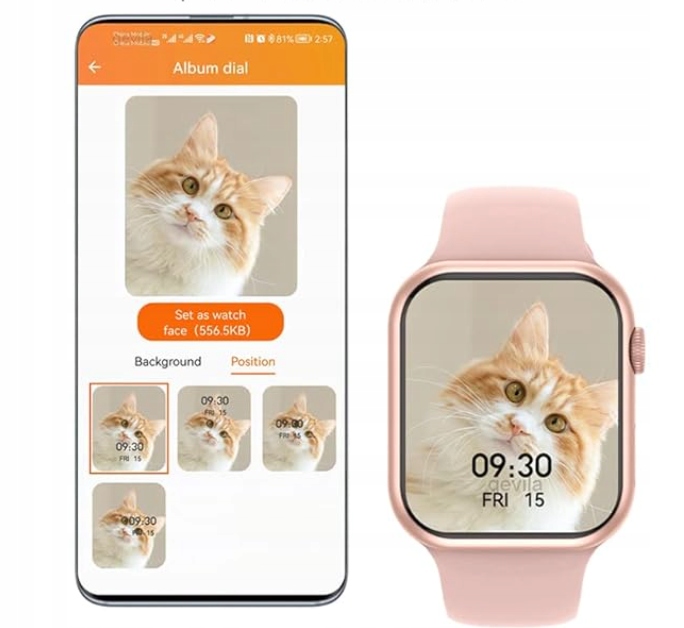 SMARTWATCH zegarek SMARTBAND Typ naręczny