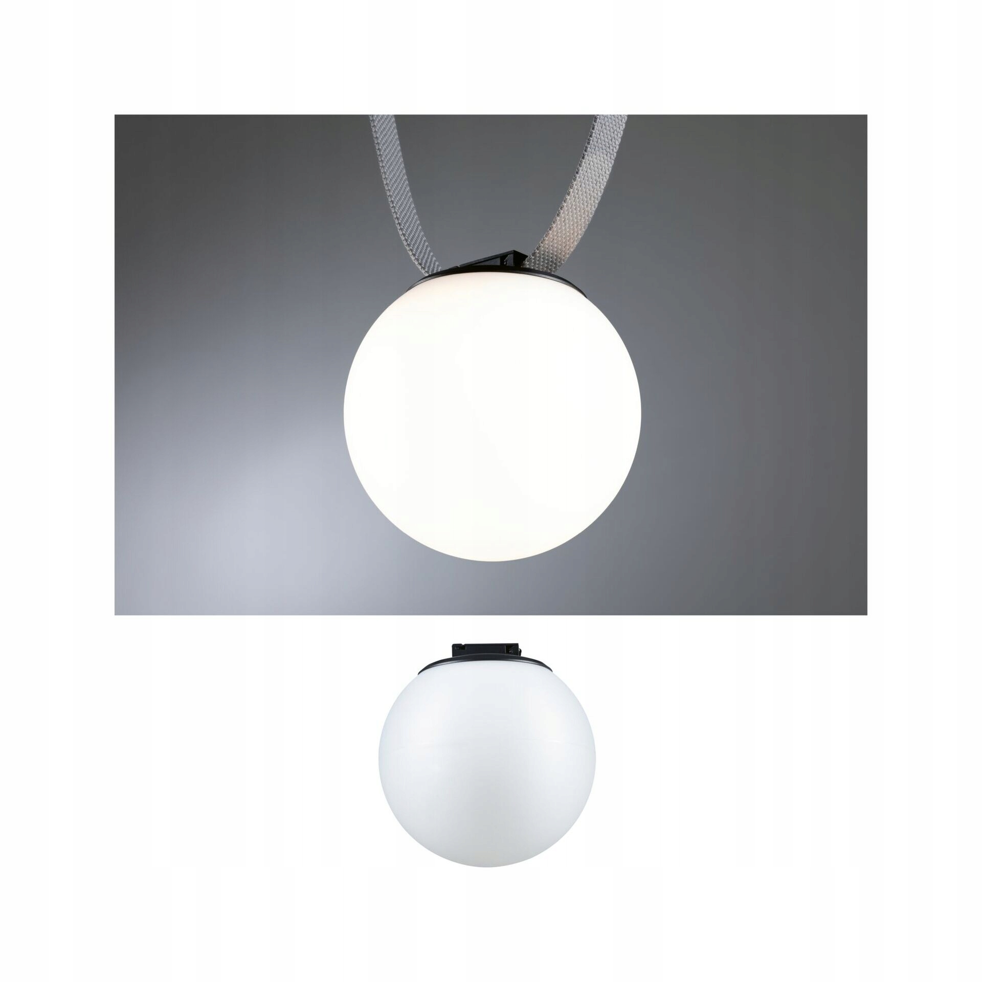 Paulmann ULine Led záves Ball 8W 150mm 3000K čierny, CRI>90